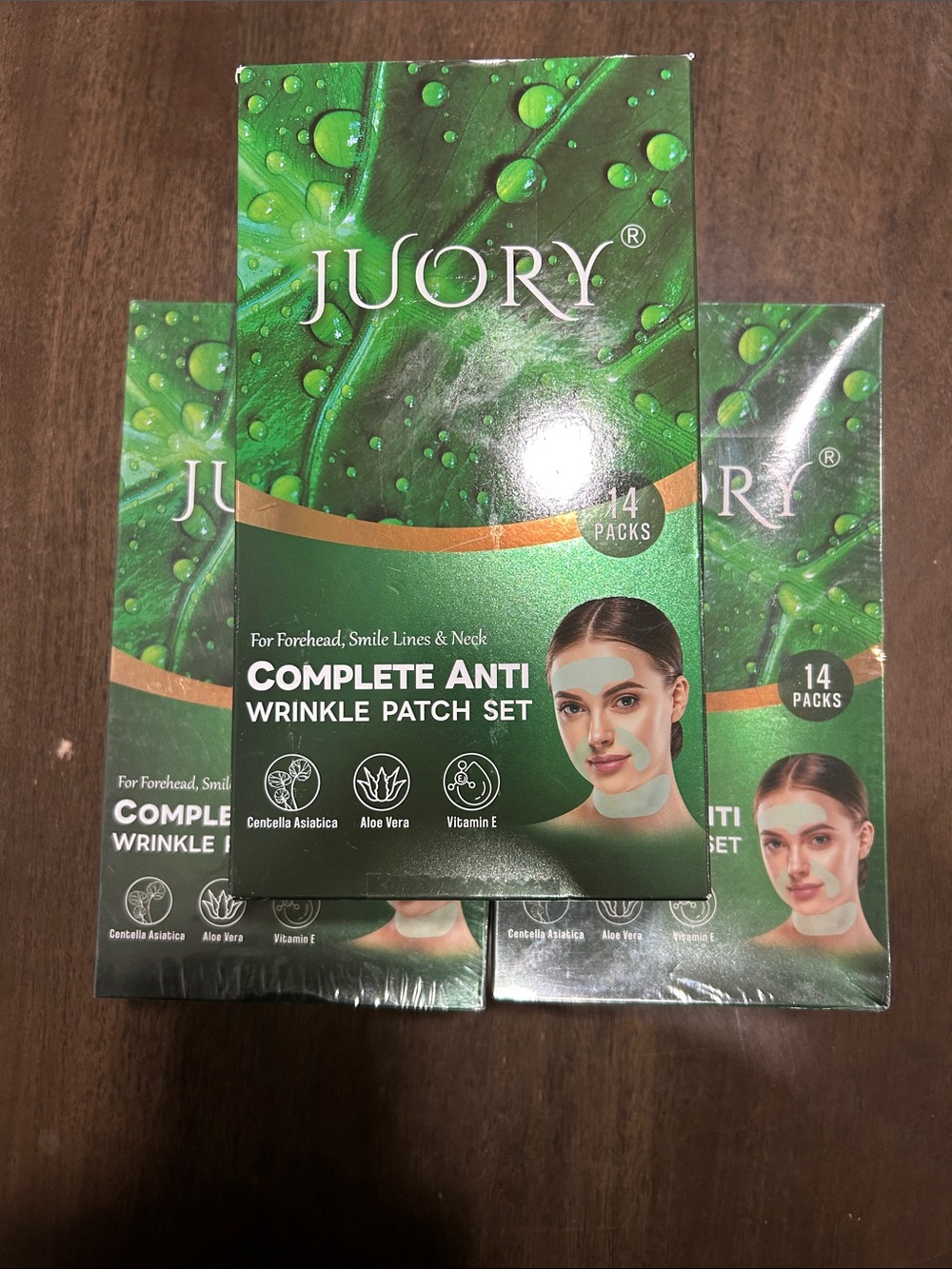 Complete Anti Wrinkle Patch Set – Green